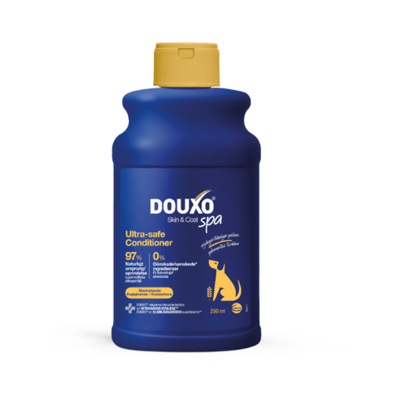 DOUXO Ultra-safe balsam för hund – återfuktande och skonsamt för känslig hud och pälsvård.