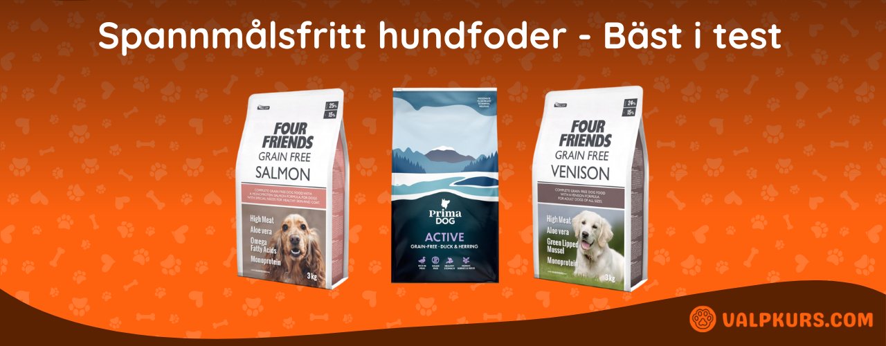 Bäst i test Spannmålsfritt hundfoder