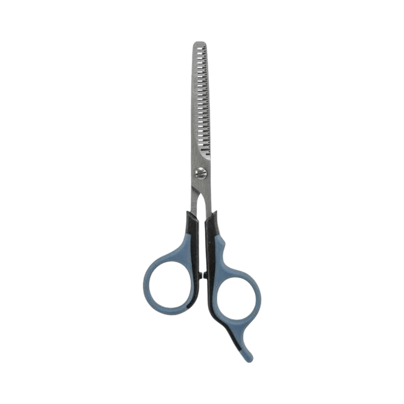Trixie dubbelsidig effileringssax 16,5 cm för jämn uttunning av husdjurspäls.